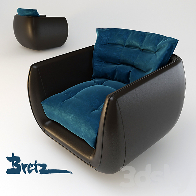 Bretz. Chair Cupcake - Arm chair - 3D Models