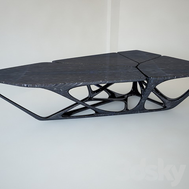 profi Table Of Zaha Hadid architects Table 3D Models