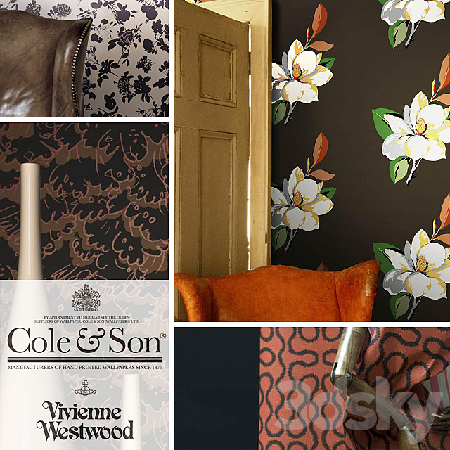 Wallpaper Of Son Cole Collection Of Vivienne Westwood Wall Covering 3d Models