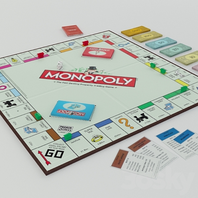 monopoly - Toy - 3D Models