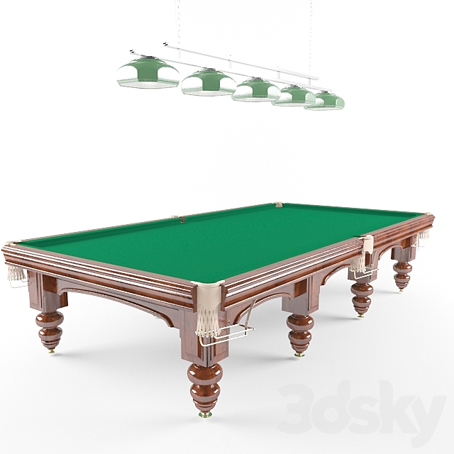 3d Models Billiards Tables For Russian Billiards