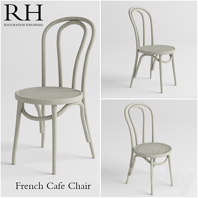 3d Models Chair French Cafe Chair