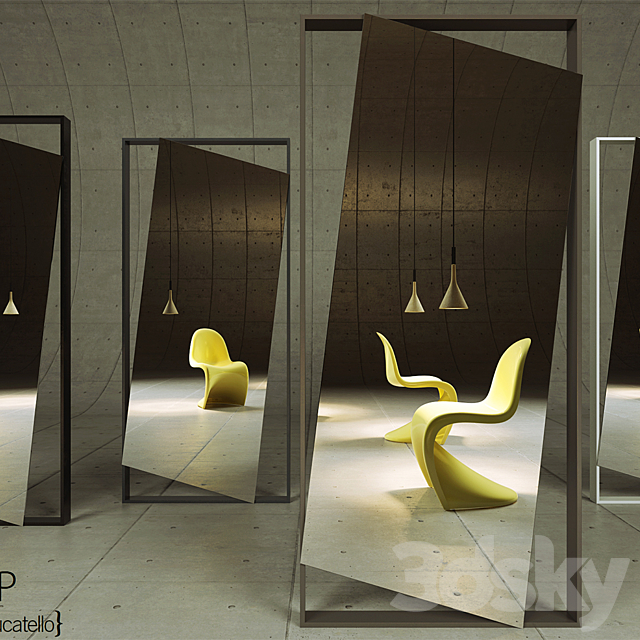 3d Models Mirror Mirror Bonaldo Hang Up