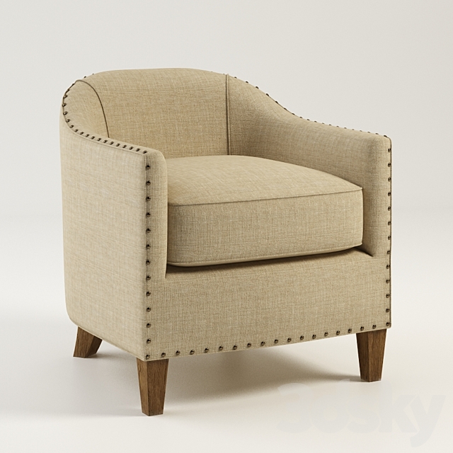 3d Models Arm Chair Gramercy Home Belton Armchair 602 005 F01