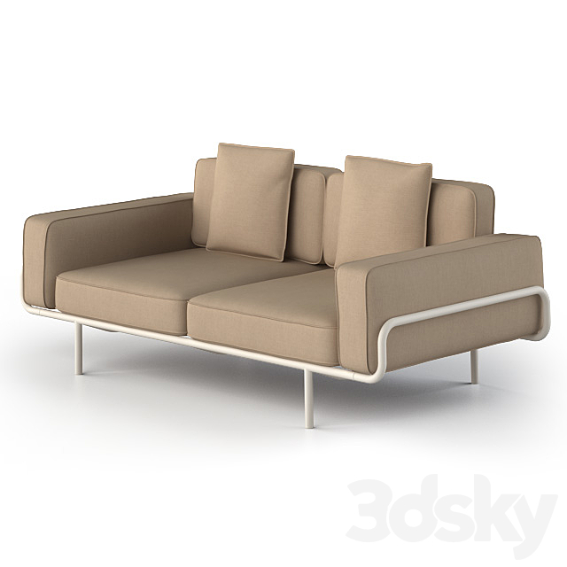 3d models: Sofa - Ikea PS 2012