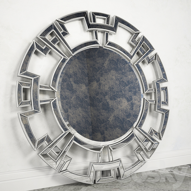 Venetian Mirror With Aztec Influences