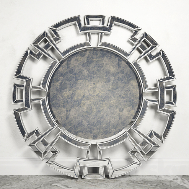 Venetian Mirror With Aztec Influences
