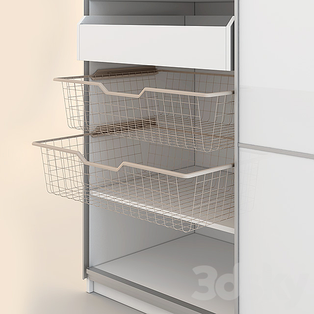 3d Models Wardrobe Display Cabinets Ikea Pax Pax Wardrobe