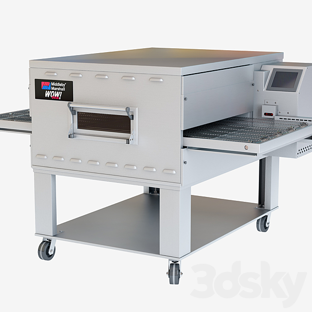 3d Models Restaurant Conveyor Pizza Oven Middleby Marshall Ps640