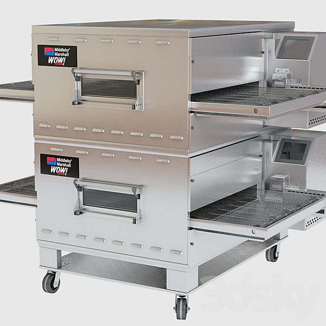 3d Models Restaurant Conveyor Pizza Oven Middleby Marshall Ps640 2