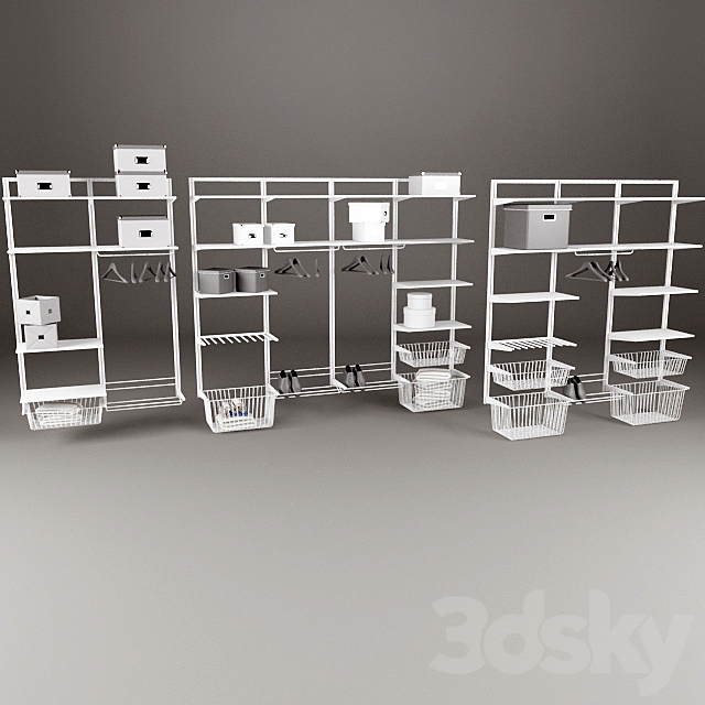 3d Models Other Ikea Storage System Algot