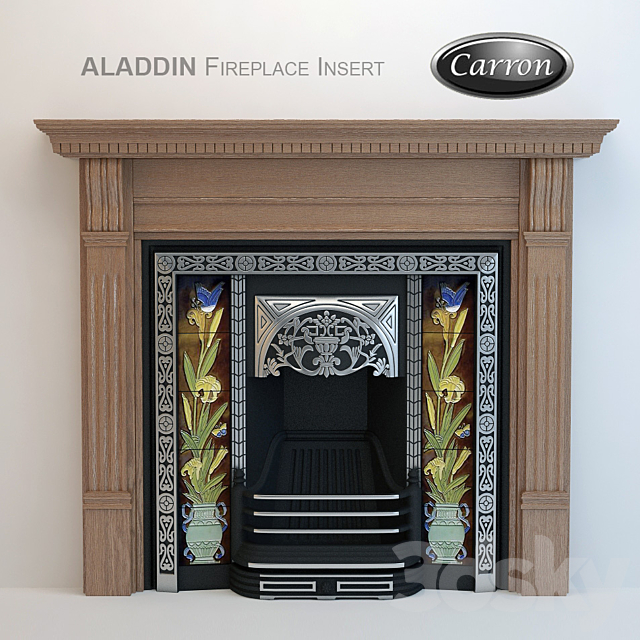 3d Models Fireplace Carron Aladdin