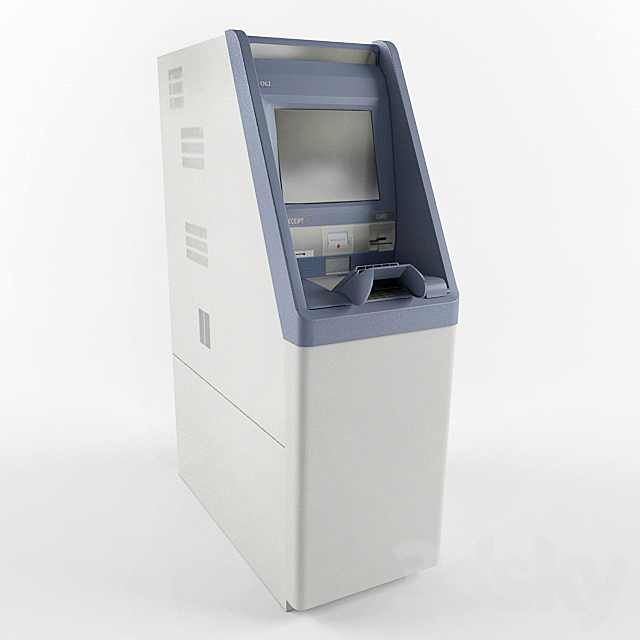 3d models miscellaneous atm oki