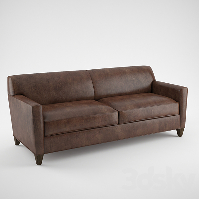 Barrel Hennessy Sofa 3d Models, Renleigh Leather Sofa