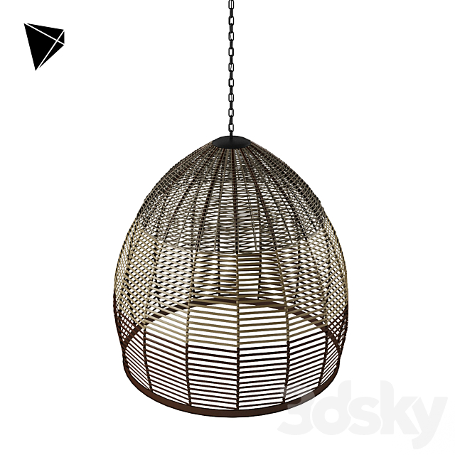 3d Models Chandelier Wicker Pendant Lamp
