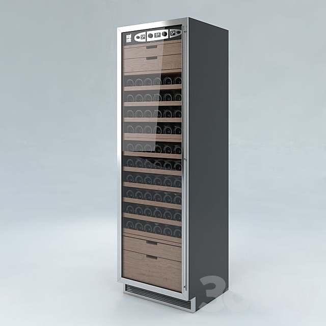 3d Models Kitchen Appliance Wine Fridge