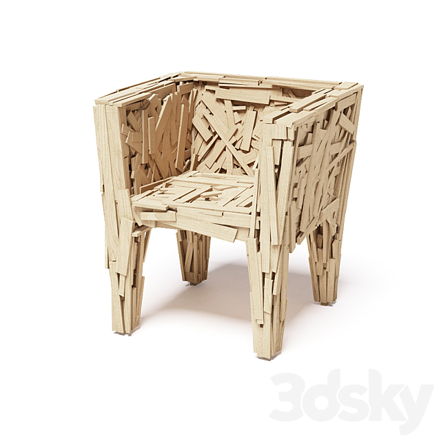 3d Models Chair Favela By Edra