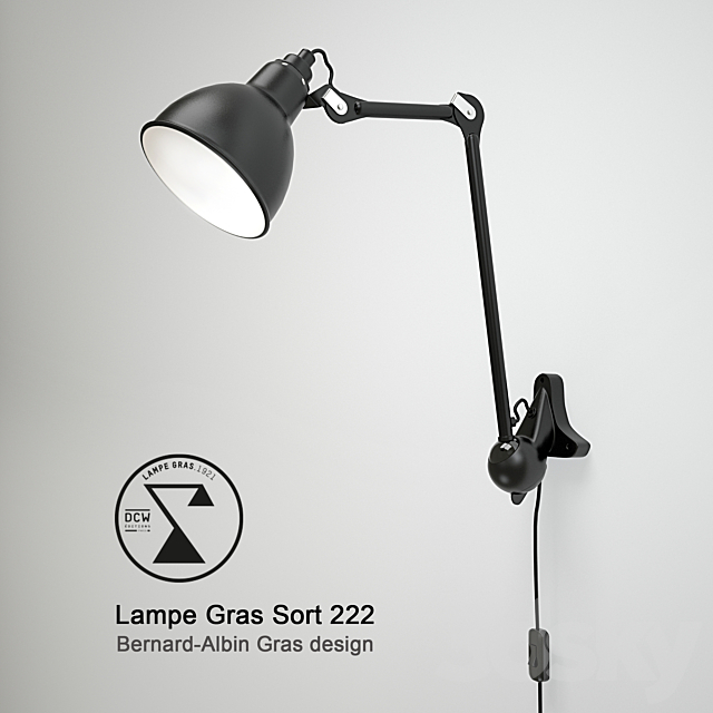 3d Models Wall Light Lampe Grass 222