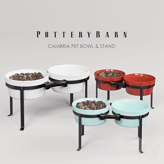 pottery barn dog bowls
