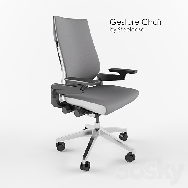 3d Models Office Furniture Gesture Office Chair
