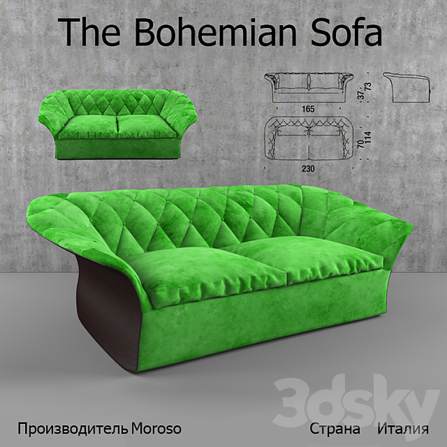 3d Models Sofa The Bohemian Sofa