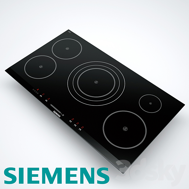 3d Models Kitchen Appliance Siemens Induction Cooktop