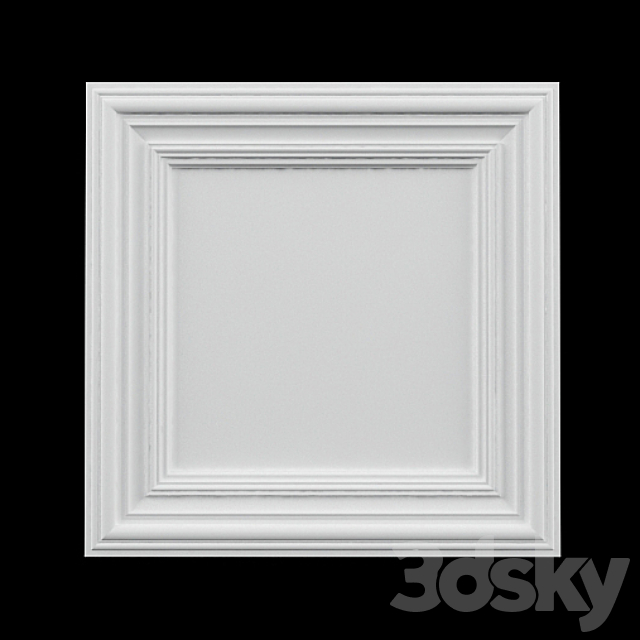 3d Models Decorative Plaster Ceiling Tiles Polyurethane F30