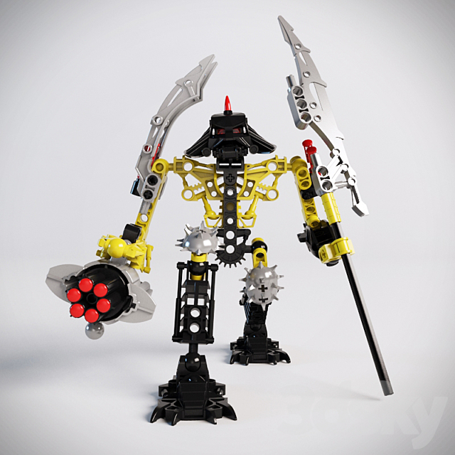 3d Models Toy Bionicle Toa Hewkii