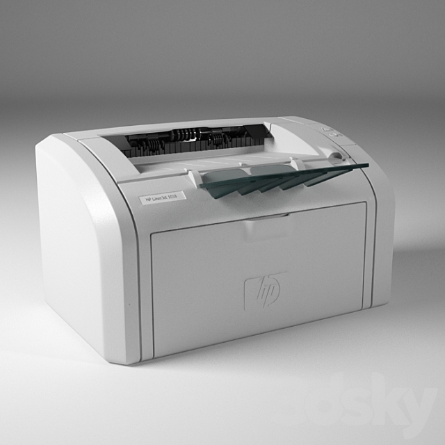 3d models: PC & other electronics - HP_LaserJet_1018