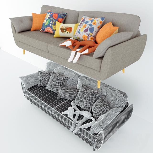 3d Models Sofa Sofa Zinc French Connection