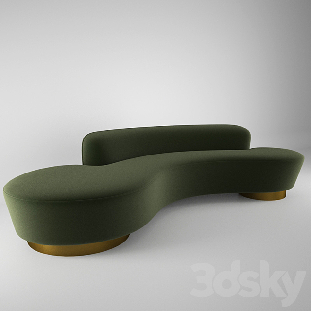 3d Models Sofa Vladimir Kagan Sofa