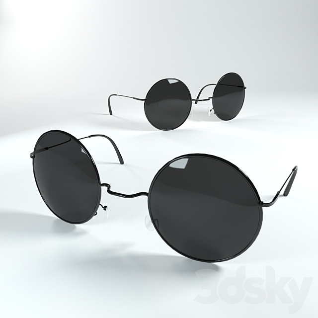 3d Models Other Decorative Objects Round Glasses