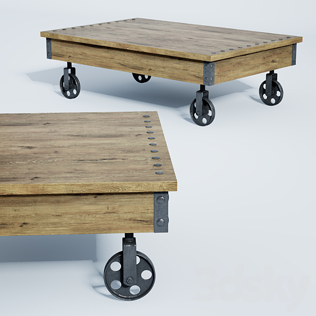 Телега 3 DS Max