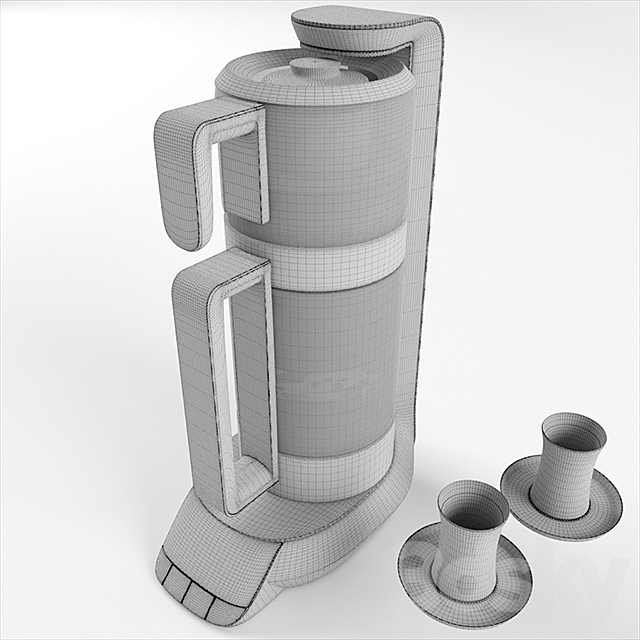 3d Models Kitchen Appliance Arcelik K 3286 Tea Kettle