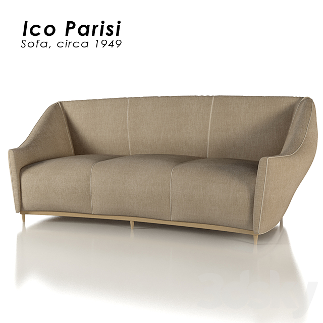 3d Models Sofa Ico Parisi Sofa