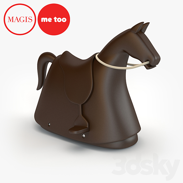3d Models Toy Children 39 S Rocking Horse Rocky By Magis Kids