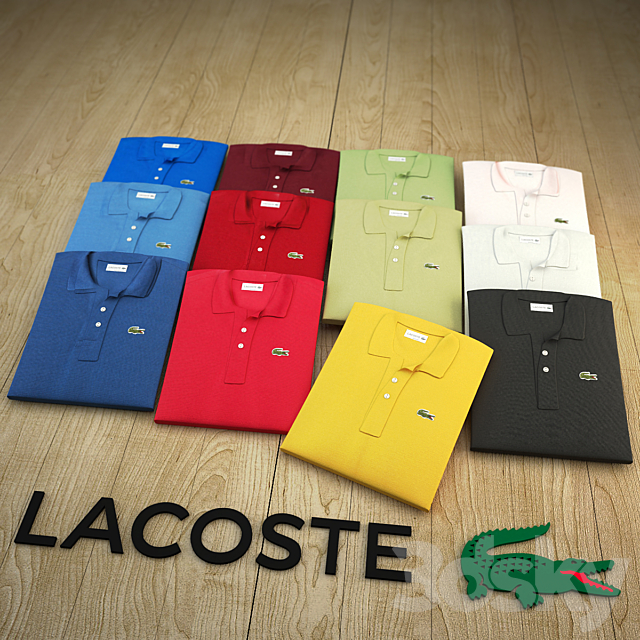 Lacoste T shirt - Clothes - 3D Models