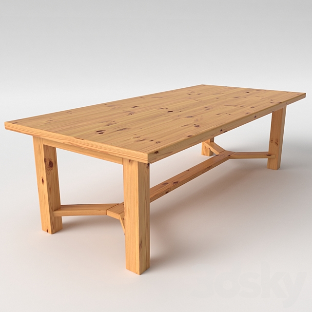 3d Models Table Wood Table