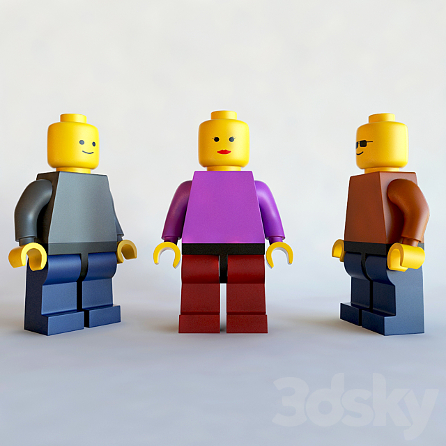 3d Models Toy Lego Man
