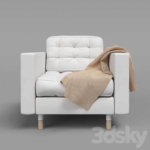 3d Models Arm Chair Landskrona Armchair