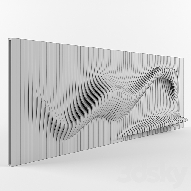 3d Models Other Decorative Objects Parametric Wall