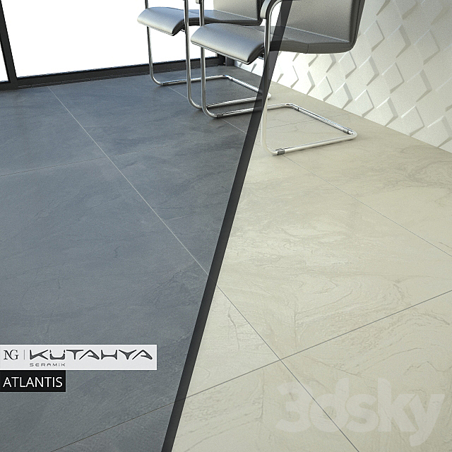 3d Models Tile Kutahya Seramik New Atlantis