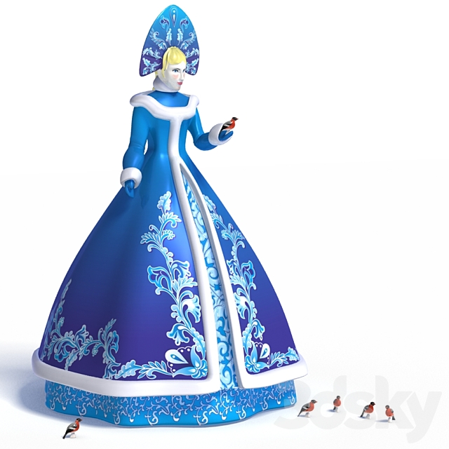 Снегурочка 3д модель. Снегурочка stl модель. Снегурочка 3д модель. Дед мороз 3д модель. Снегурочка гипсовая фигурка.