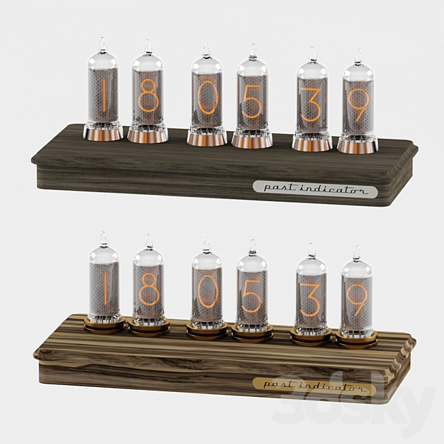 Lamp hours Past indicator Watches & Clocks 3D Models