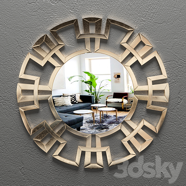 3d models: Mirror - Rainforest Italy Lattice Transparent ...