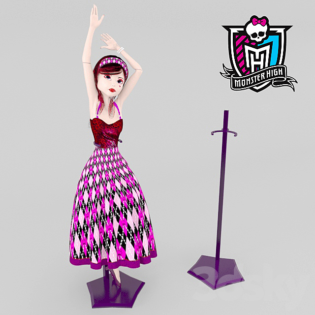 3d Models Toy Draculaura Monster High