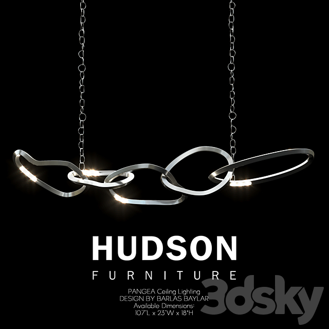 3d Models Chandelier Hudson Furniture Pangea Ceiling Lightning