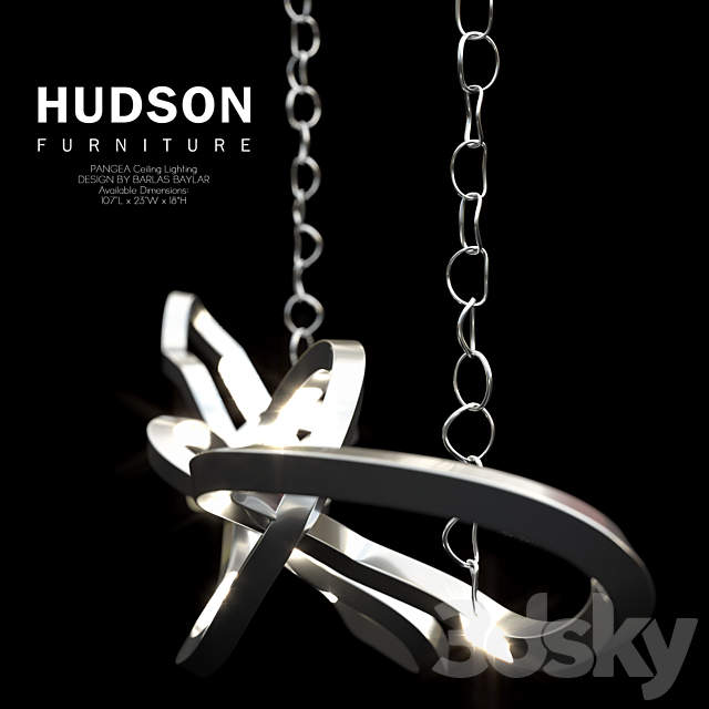 3d Models Chandelier Hudson Furniture Pangea Ceiling Lightning