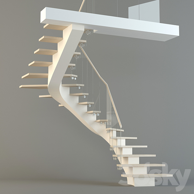 
                                                                                                            Stairs on a welded metal frame
                                                    