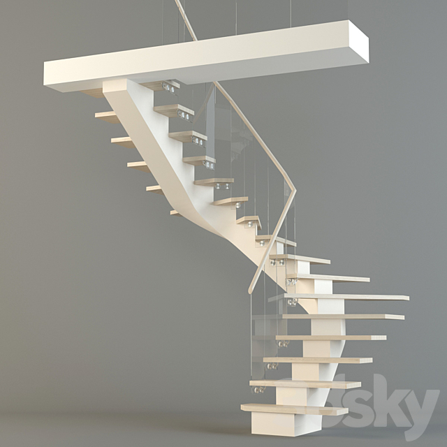 
                                                                                                            Stairs on a welded metal frame
                                                    